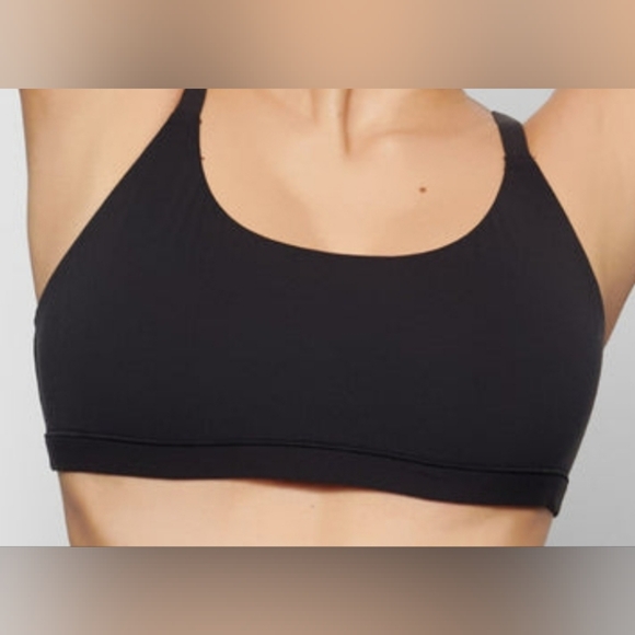 💕NWT SKIMS Fits Everybody Scoop neck Bra Bralette S Blue Gray SLATE S - Picture 4 of 10